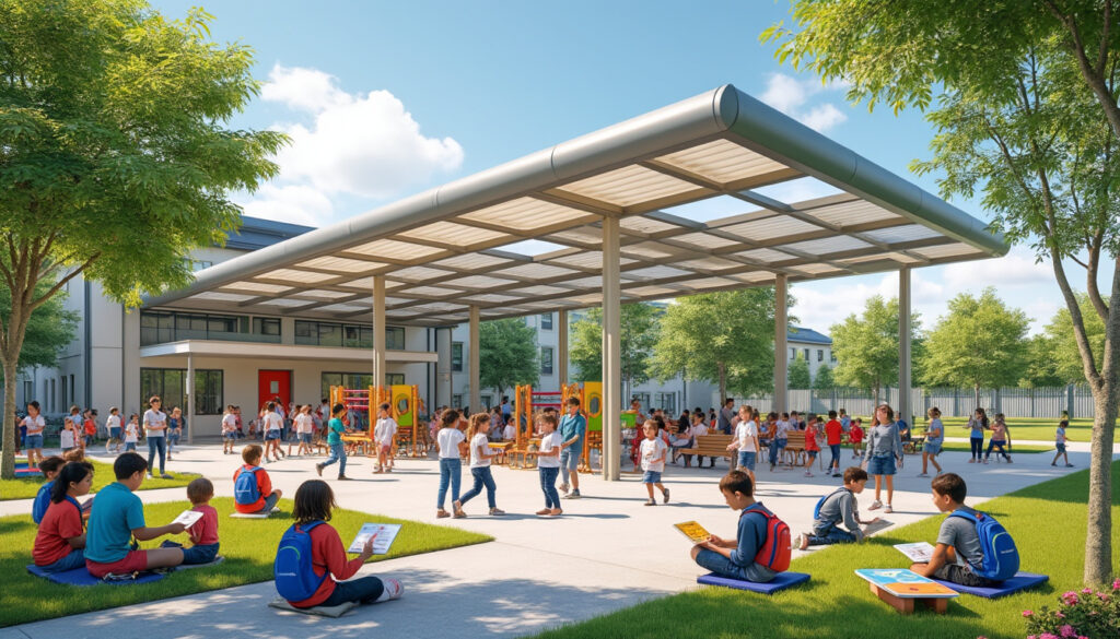 découvrez comment un préau améliore l'expérience éducative des élèves en offrant un espace protégé pour les activités extérieures, favorisant le bien-être, l'interaction sociale et l'apprentissage en plein air.
