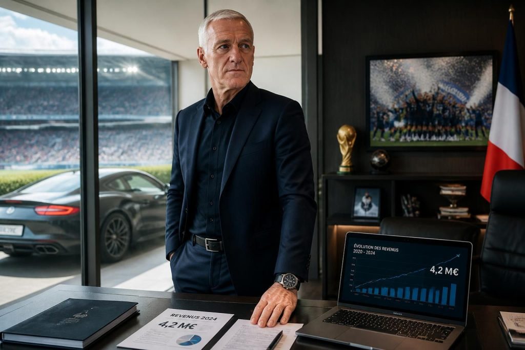 découvrez la fortune de didier deschamps en 2024, avec un aperçu de son salaire et de ses revenus en tant que sélectionneur de l’équipe de france de football.