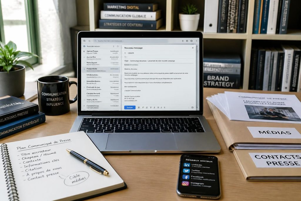 découvrez nos conseils pratiques pour envoyer efficacement un communiqué de presse par mail et le diffuser auprès des médias afin d'assurer une visibilité maximale.