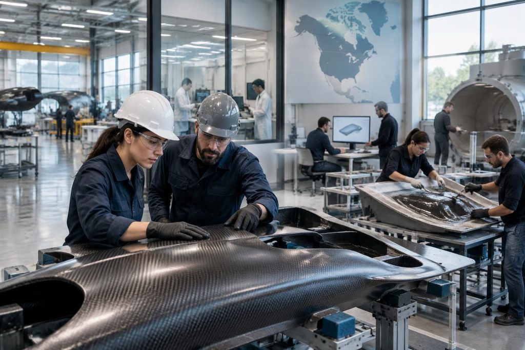 découvrez les implantations de north american composites, ses opportunités de carrière et les services proposés aux professionnels des matériaux composites.